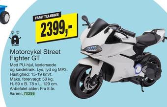 Motorcykel street fighter gt