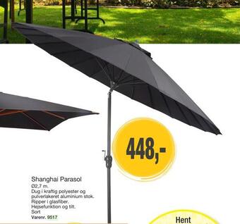 Harald Nyborg Shanghai parasol tilbud
