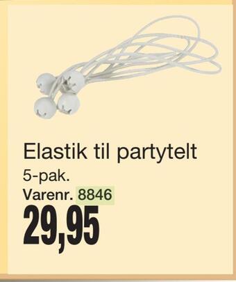 Harald Nyborg Elastik til partytelt tilbud