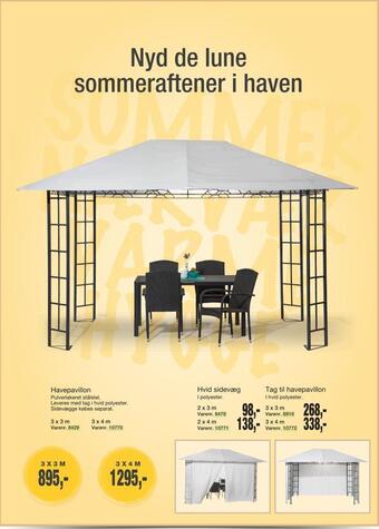 Harald Nyborg Havepavillon tilbud