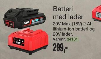 Harald Nyborg Batteri med lader tilbud