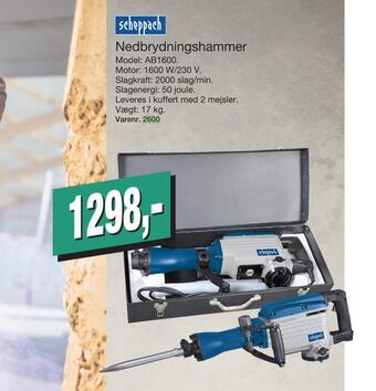 Harald Nyborg Nedbrydningshammer tilbud