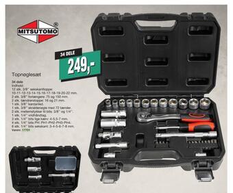 Harald Nyborg Topnøglesæt tilbud