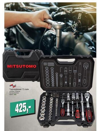 Harald Nyborg Topnøglesæt 73 dele tilbud