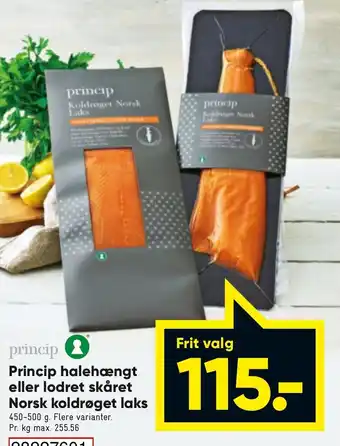 Bilka Princip Halehængt eller Lodret Skåret 450-500g tilbud