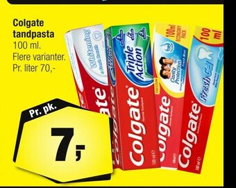 Calle Colgate tandpasta tilbud