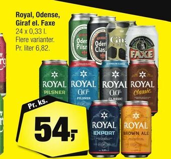 Calle Royal, Odense, Giraf el. Faxe tilbud