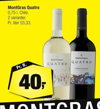 Calle MontGras Quatro tilbud