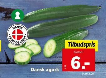 Let-Køb Dansk agurk tilbud