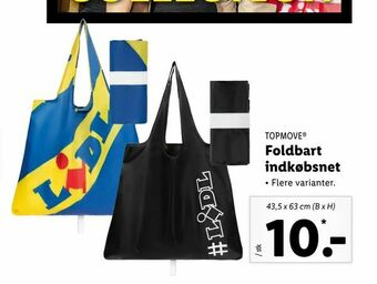Foldbart indkøbsnet