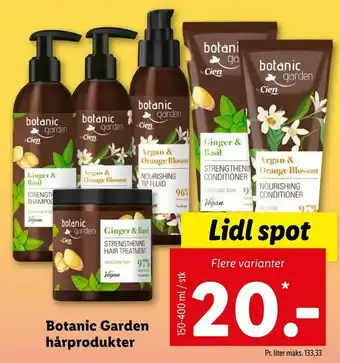 Botanic Garden hårprodukter