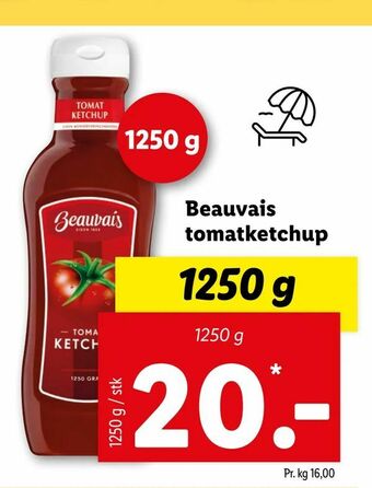 Let-Køb Beauvais tomatketchup tilbud
