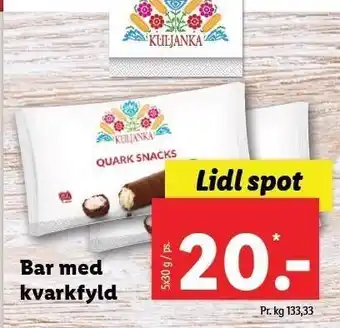 Lidl Bar m. kvarkfyld tilbud