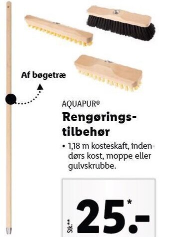 Aquapur rengøringstilbehør
