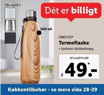 Lidl Ernesto termoflaske tilbud