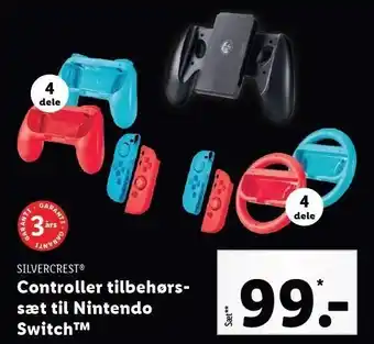 Lidl Controller tilbehørssæt til nintendo switch tilbud