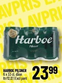 Løvbjerg Harboe pilsner tilbud