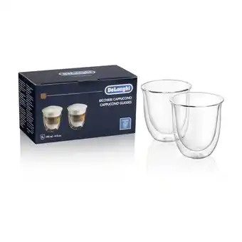 Delonghi dlsc311 cappuccino glas, 2 stk