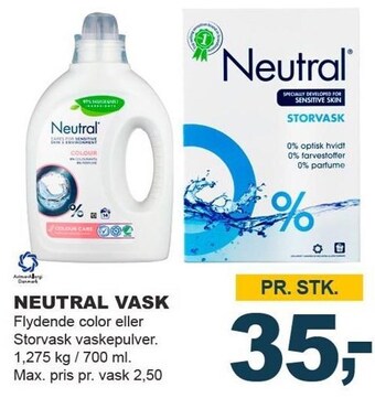 Neutral vask