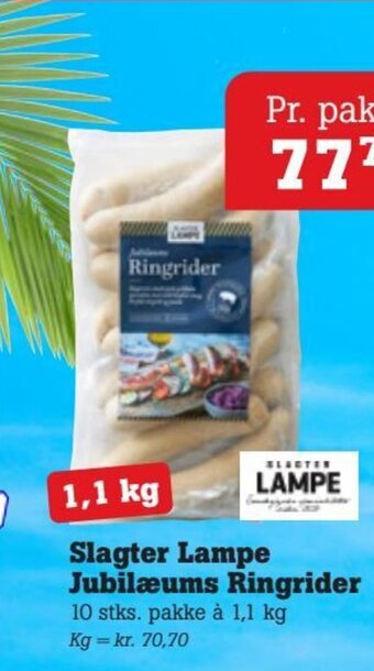 Poetzsch Padborg Slagter Lampe Jubilæums Ringrider tilbud