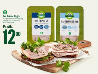 Min Købmand Den grønne slagter rullepølse med løg & krydderier tilbud