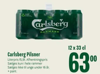 Min Købmand Pilsner øl tilbud
