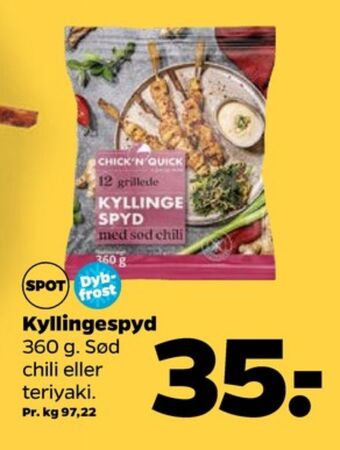 Netto Chick n quick kyllingespyd tilbud