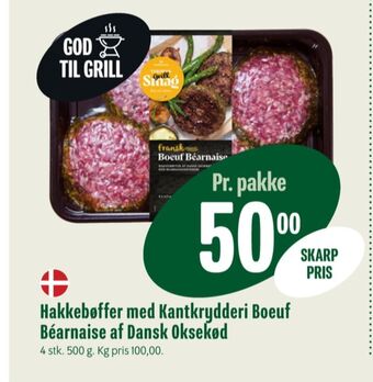 Min Købmand Danish crown hakkebøffer tilbud