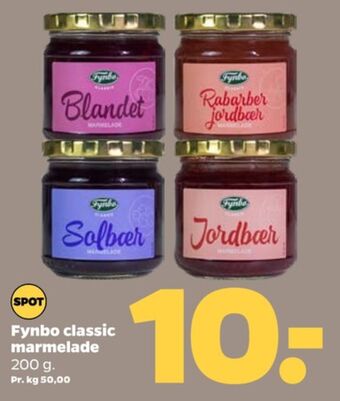 Netto Fynbo jordbærmarmelade tilbud