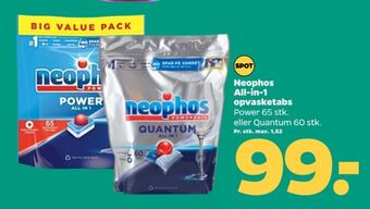 Netto Neophos maskinopvask-tabs tilbud