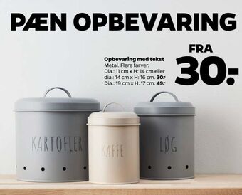 Netto Ukendt opbevaringsboks tilbud