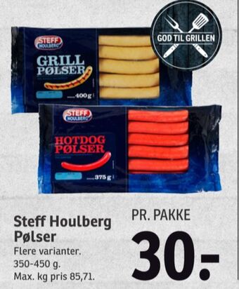 SPAR Steff houlberg grillpølser tilbud