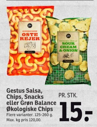 SPAR Gestus chips tilbud