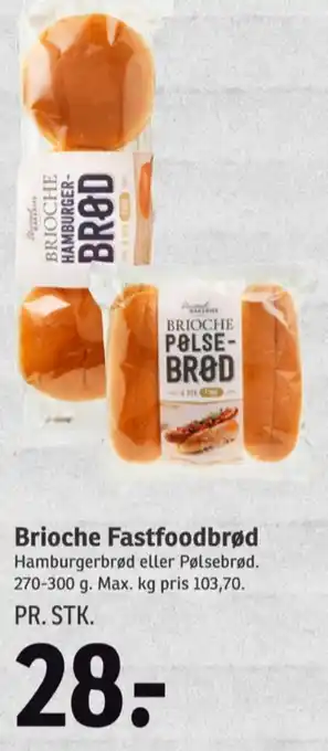 United bakeries brioche burgerboller