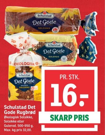 Det gode solsikkerugbrød