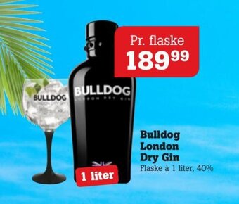 Poetzsch Padborg Bulldog London Dry Gin tilbud