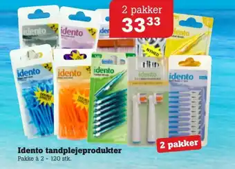 Idento tandplejeprodukter