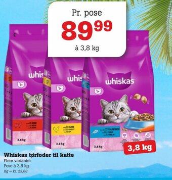 Poetzsch Padborg Whiskas tørfoder til katte tilbud