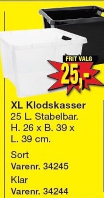 XL Klodskasser