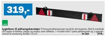 Lygtebom til påhængskøretøjer