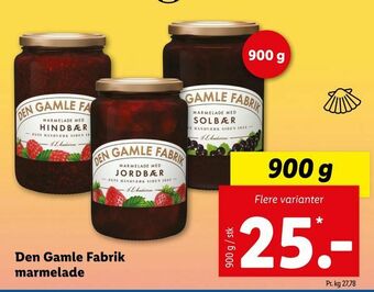Den Gamle Fabrik marmelade