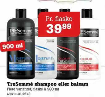 TreSemmé shampoo eller balsam
