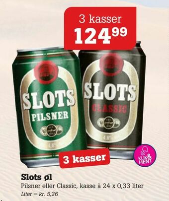Poetzsch Padborg Slots øl tilbud