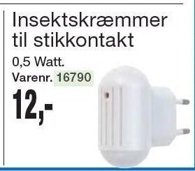 Insektskræmmer t. stikkontakt