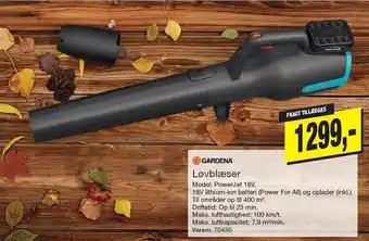 Harald Nyborg Løvblæser model: powerjet 18v tilbud