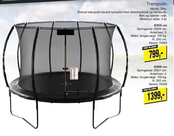 Harald Nyborg Trampolin model: elite tilbud