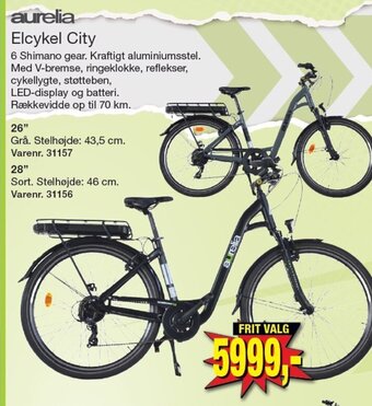 Harald Nyborg aurelia Elcykel City tilbud