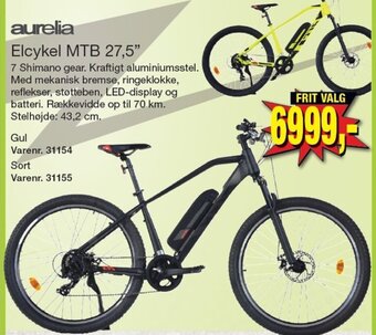 Harald Nyborg aurelia Elcykel MTB 27,5" tilbud