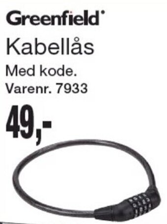 Harald Nyborg Greenfield Kabellås tilbud
