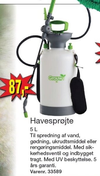 Havesprøjte 5 L